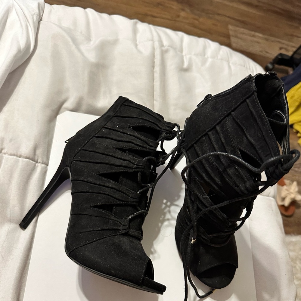Black heels